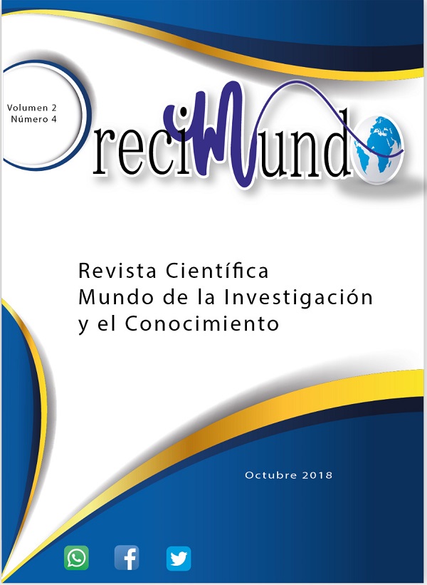 					Ver Vol. 2 Núm. 4 (2018): RECIMUNDO
				