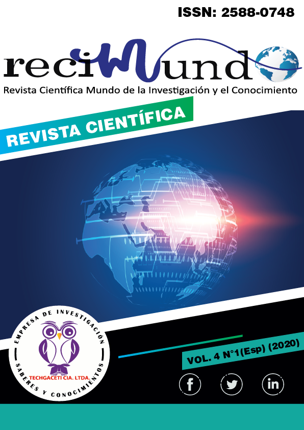 					Ver Vol. 4 Núm. 1(Esp) (2020): Marzo (Especial)
				